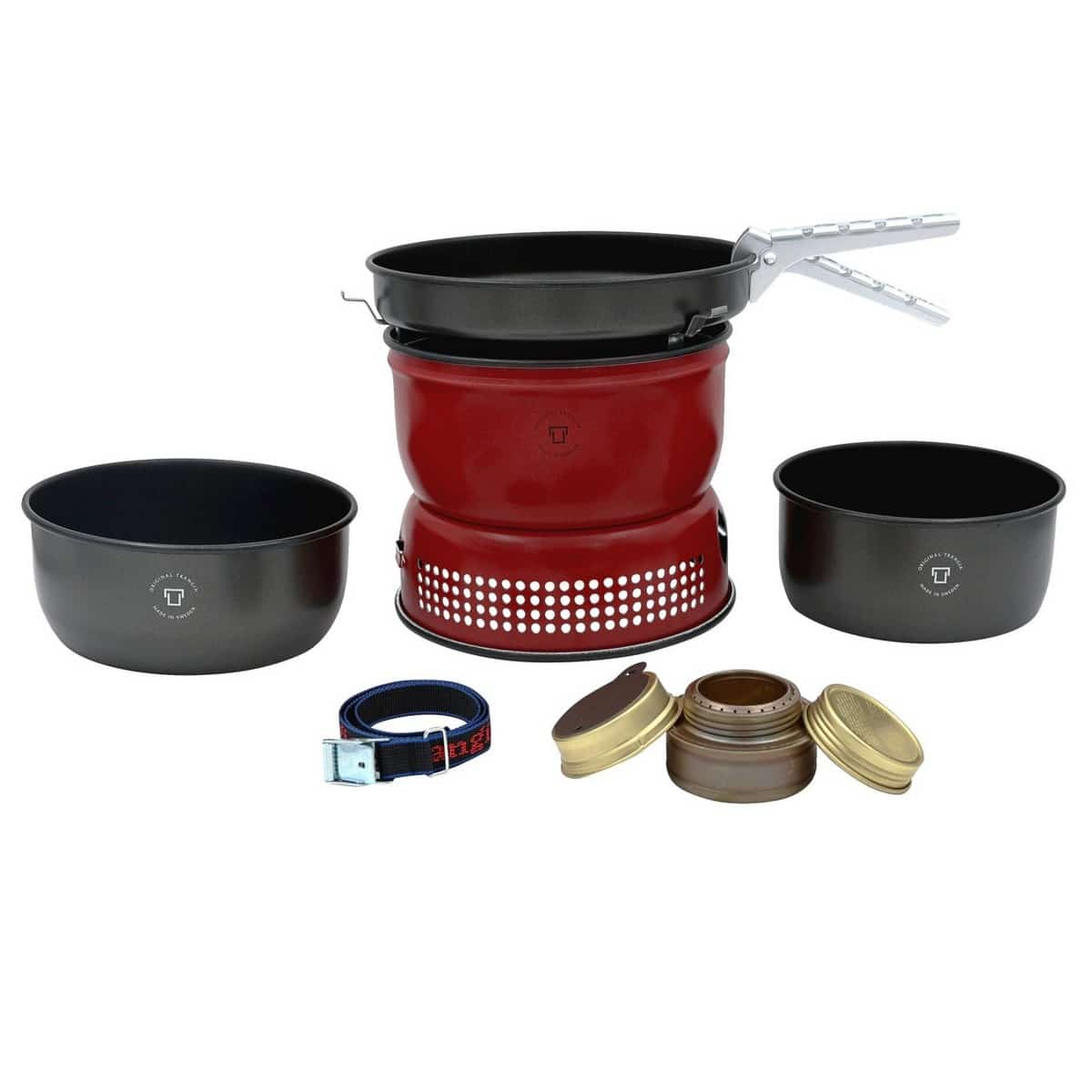 Picture of Trangia 328103 35-5 Ultra Light Aluminum & Non-Stick Camping Cooking Set&#44; Red