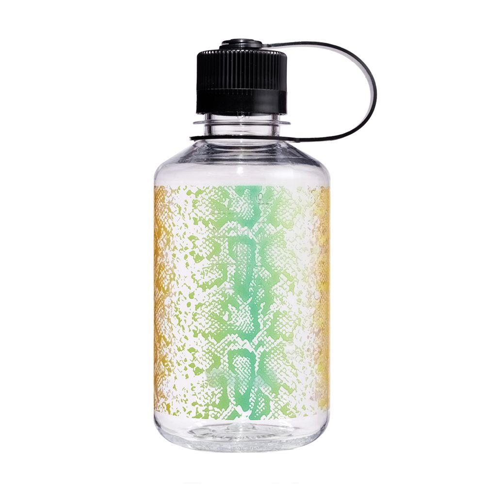 Picture of Nalgene 342849 16 oz Narrow Mouth Sustain Water Bottle, Rainbow Snake