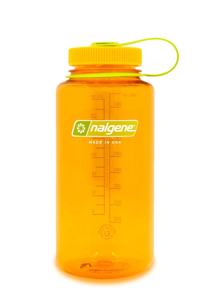 Picture of Nalgene 342852 32 oz Wide Mouth Sustain Water Bottle, Marmalade Orange
