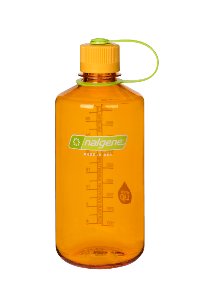 Picture of Nalgene 342867 16 oz Narrow Mouth Sustain Water Bottle, Marmalade Orange