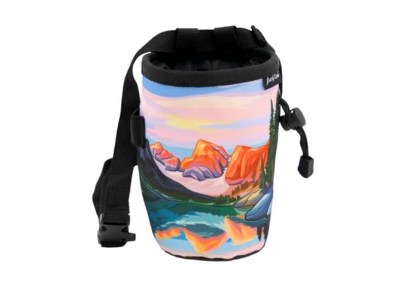 Funky Chalk Bag - Blue - Lightweight - Includes Emergency Whistle