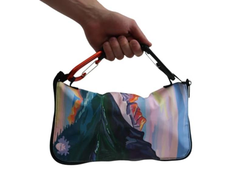 Tetons Quickdraw Pouch for Storing Rock Climbing Quickdraws, Blue