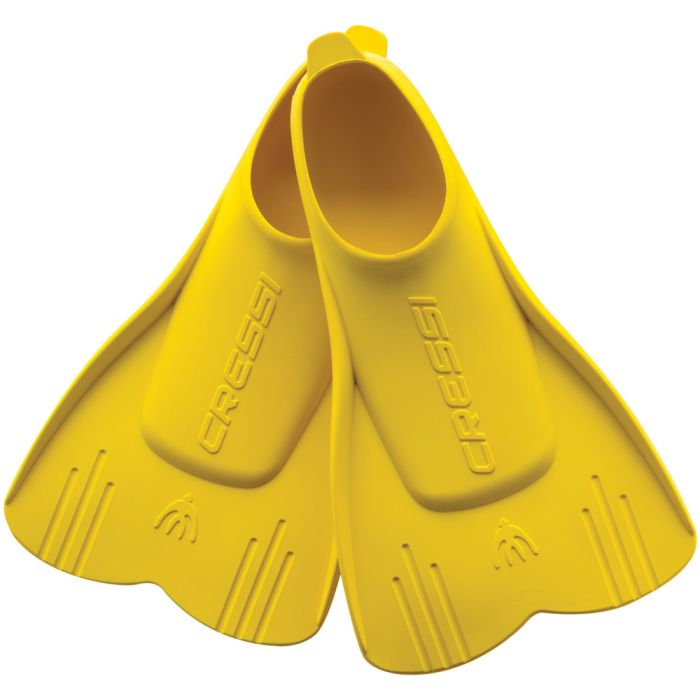 666100 Mini Light Kids Fins, Yellow - Size 25-28