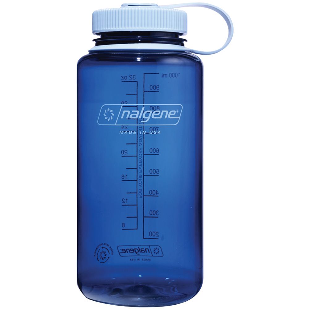 Picture of Nalgene 342873 32 oz Wide Mouth Sustain Water Bottle, Blue