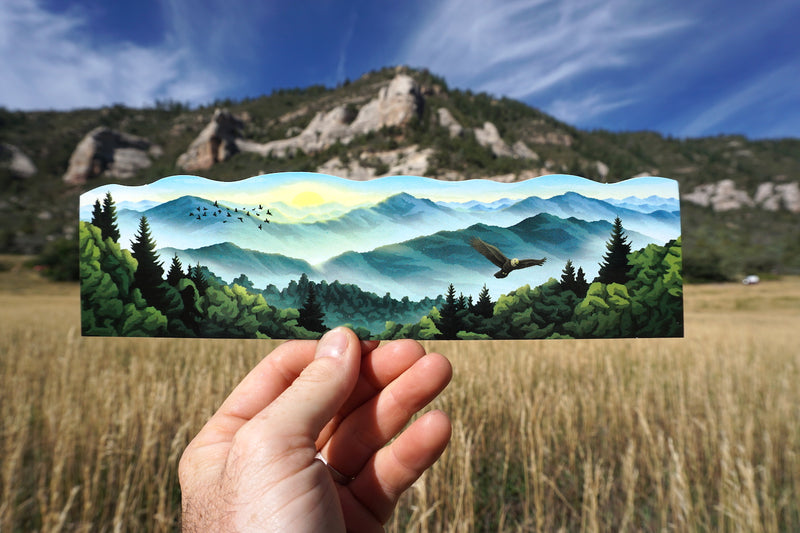10 in. Revival Mountain Wrap Sticker