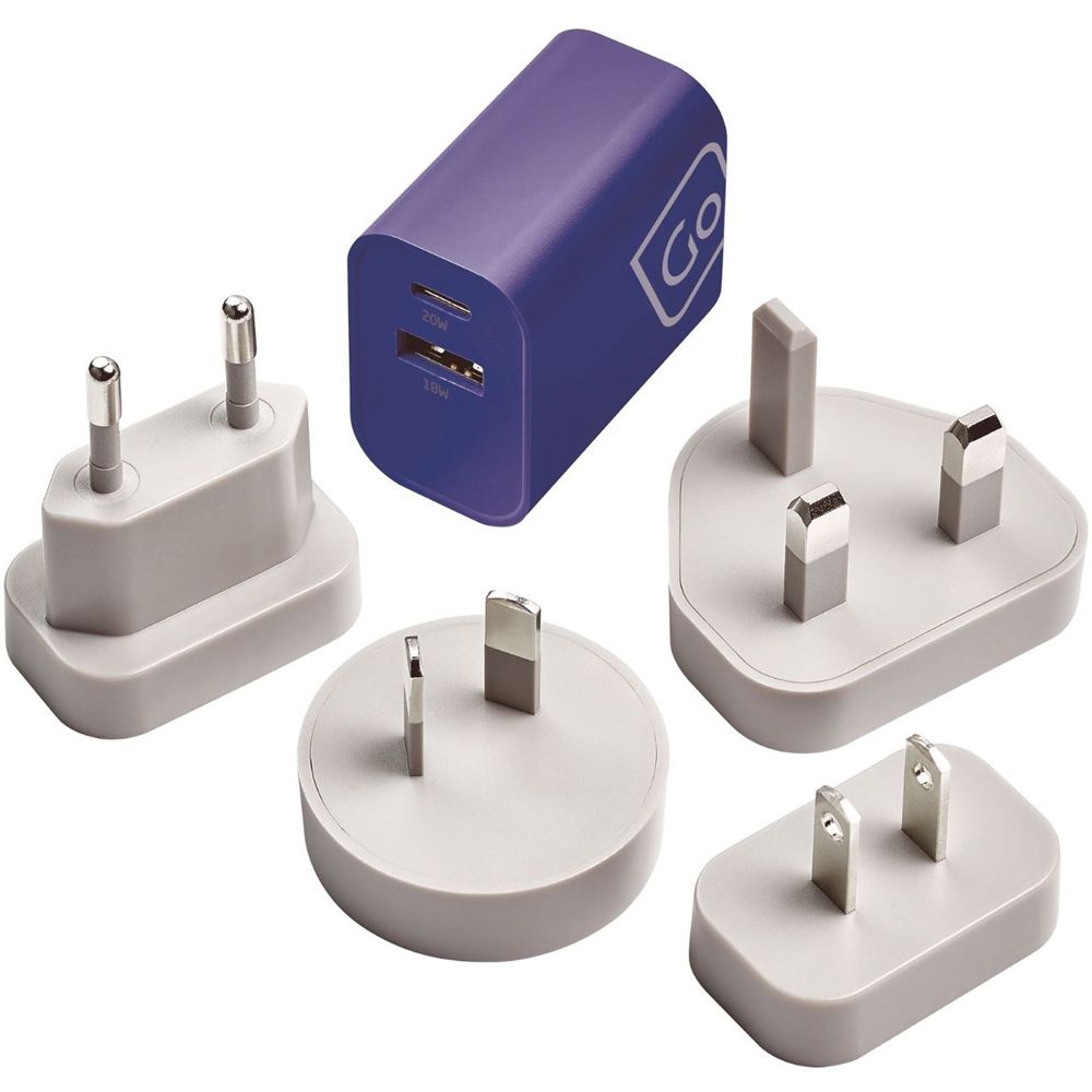 Picture of Go Travel 369693 Worldwide USB-A & USB-C Charger