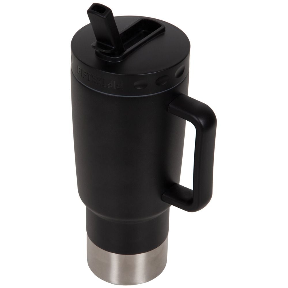 Picture of Fifty & Fifty 369646 30 oz Straw Lid Mug&#44; Matte Black