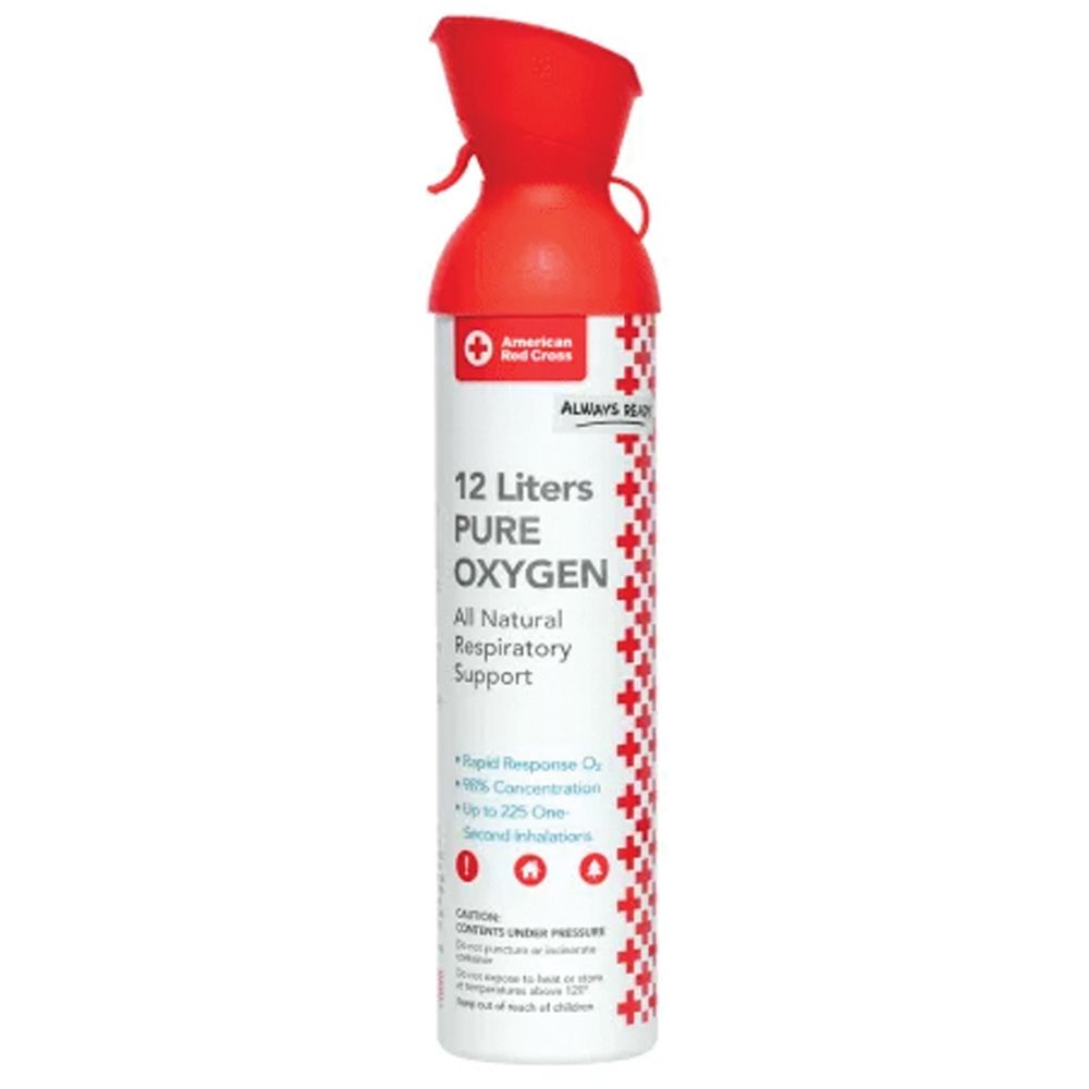 Picture of Boost Oxygen 369722 12 Liter Boost Oxygen Red Cross Canisters