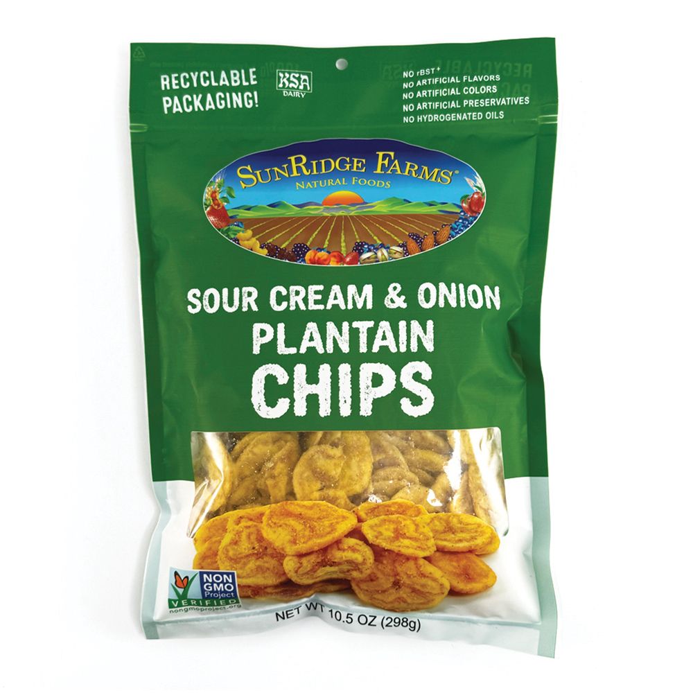 10.5 oz Sour Cream & Onion Plantain Chips
