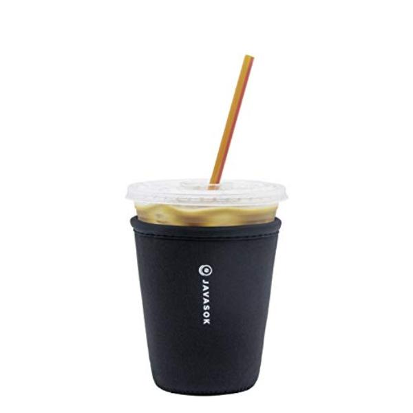 Picture of Sok-It 122310 16-20 oz Java Sok Iced Coffee & Cold Soda Insulated Neoprene Cup Sleeve, Black - Small