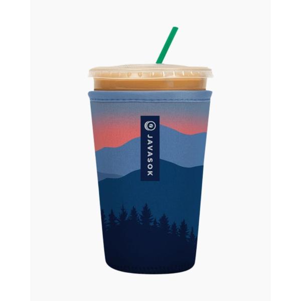 Picture of Sok-It 122316 22-28 oz Java Sok Ridge Paper Cup Sleeves, Blue - Medium