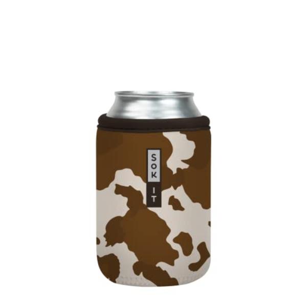 Picture of Sok-It 122323 4.25 in. 12 oz Can Sok Sleeve for Beer & Soda Insulated Neoprene Cover, Cowgirl