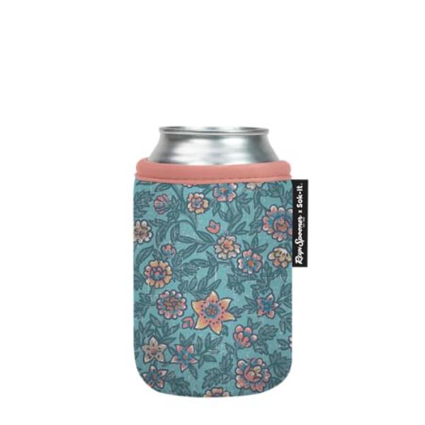 Picture of Sok-It 122325 12 oz Can Sok Sleeve for Beer & Soda Insulated Neoprene Cover, Reyn Spooner Wild Flowers