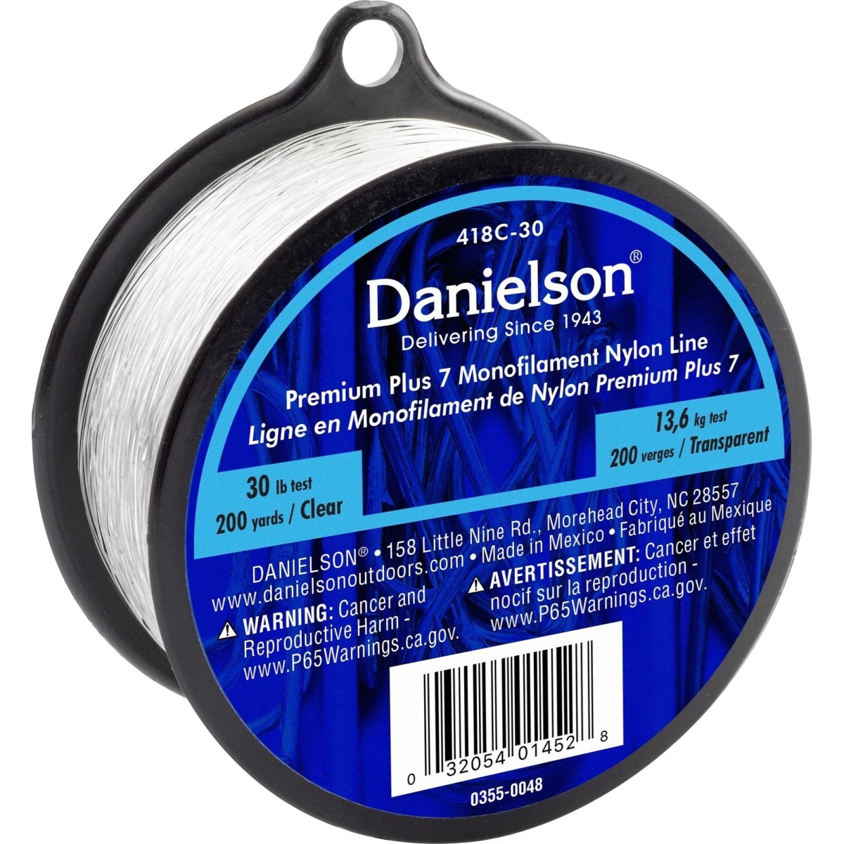 Picture of Danielson 530511 30 lbs Nylon Monofilament&#44; Clear