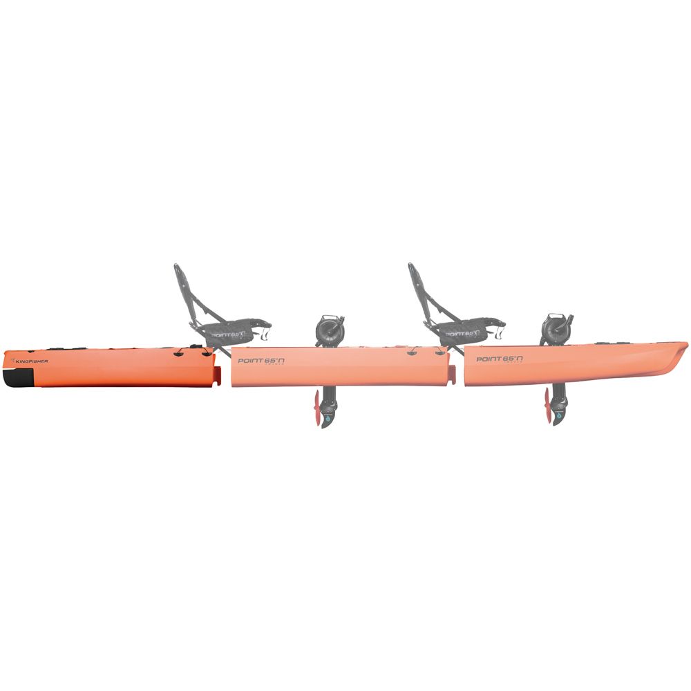 317913 Kingfisher Back Section for Kayak, Gray