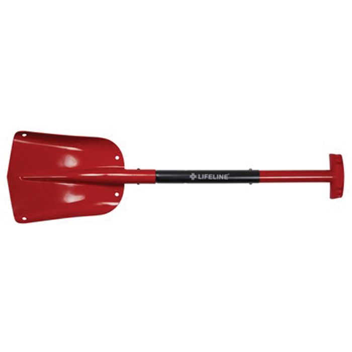 568226 Aluminum Utility Collapsible Shovel - Red
