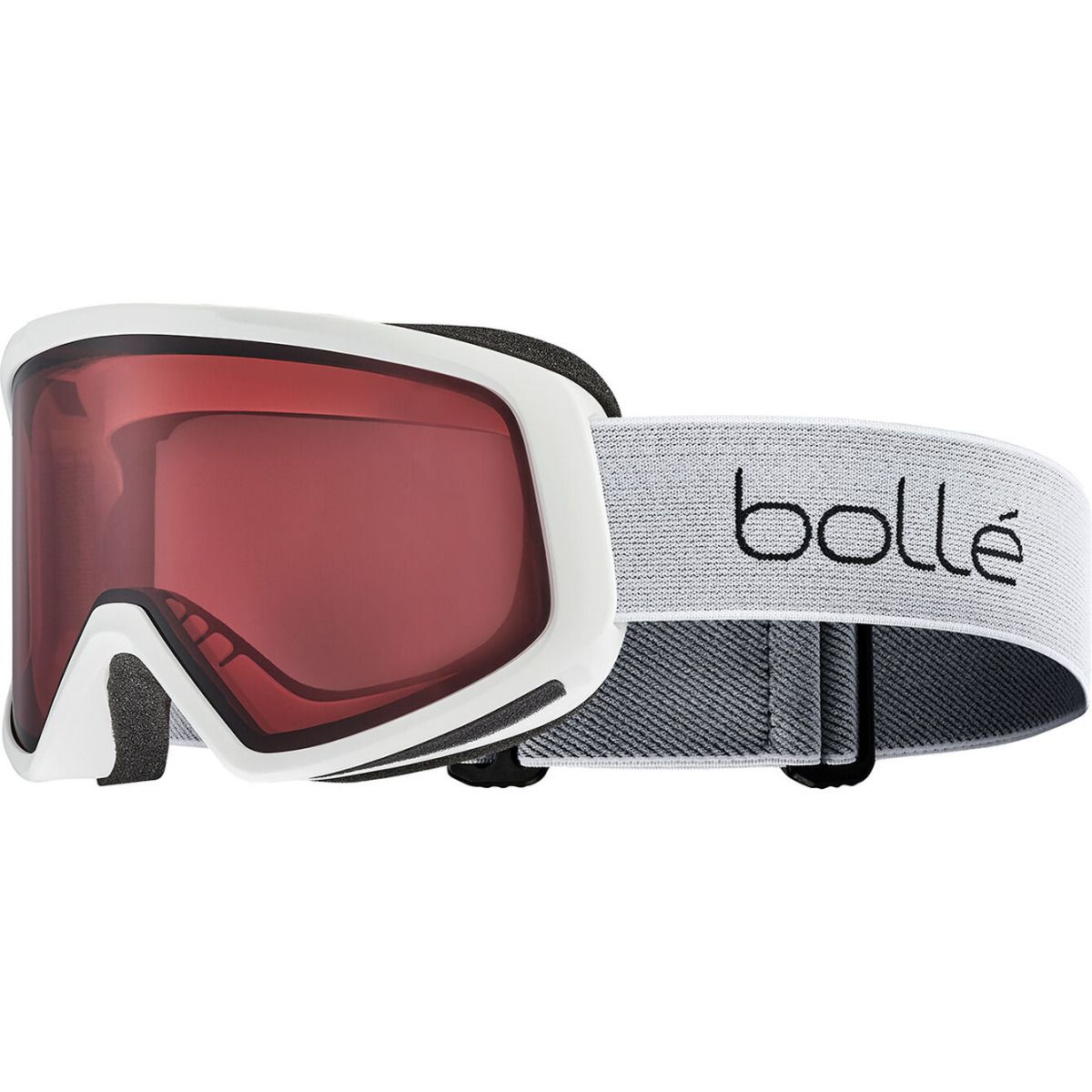 513674 Bedrock Ski Goggle - White Matte & Vermilion