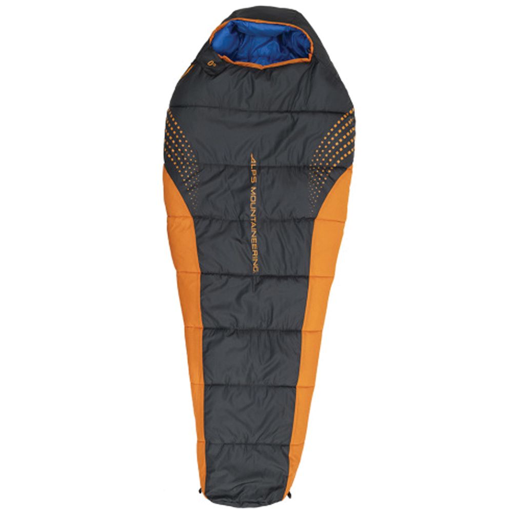Picture of Alps Mountaineering 495156 Blaze Series Regular Sleeping Bag&#44; Charcoal & Orange