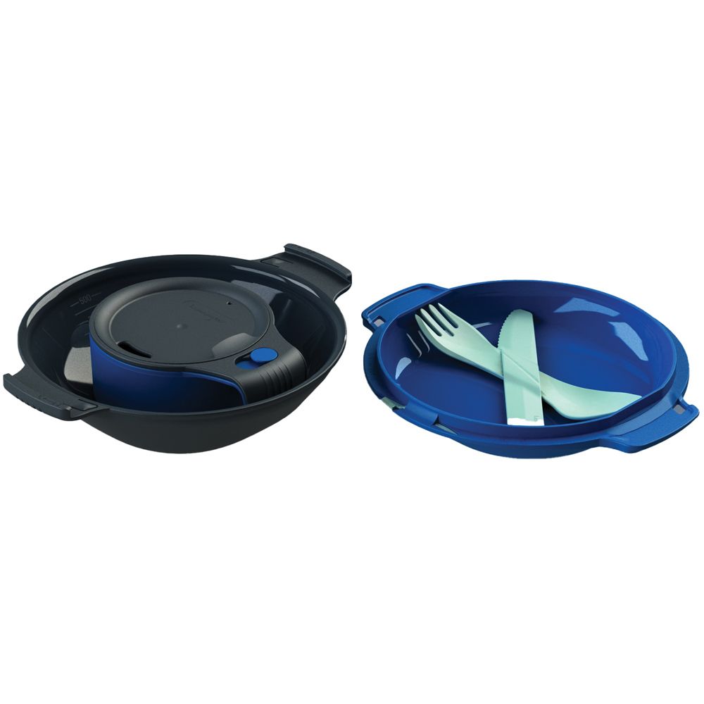 Picture of Humangear 700193 Gokit Plus Deluxe Mess Kit - Charcoal & Blue