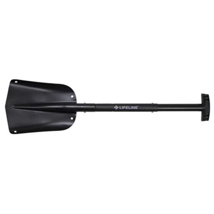 568227 Aluminum Utility Collapsible Shovel, Black - Medium