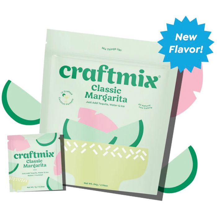 Picture of Craftmix 444500 Classic Margarita Cocktail & Mocktail Mixer - 24 Count