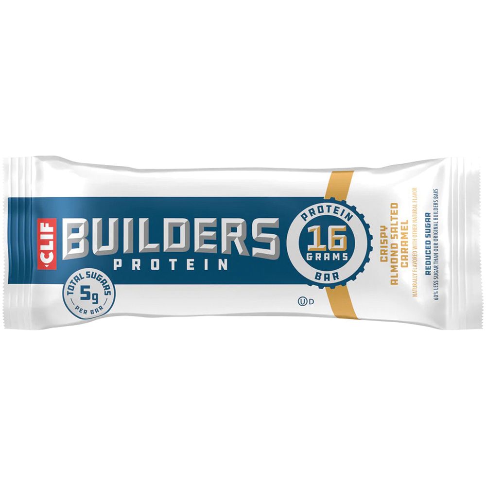 Picture of Clif Bar 705142 Builders Low Sugar Almond Salted Caramel Crisp