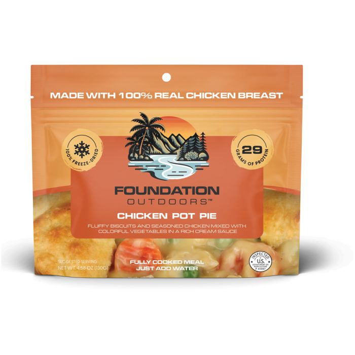 Picture of Foundation Outdoors 134124 4.58 oz Chicken Pot Pie Meal