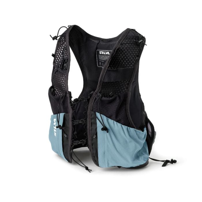 528661 Strive 10 Running Vest, Blue - Extra Small
