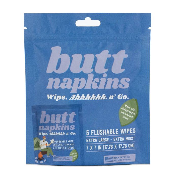 Picture of Butt Napkins 111114 Camping Butt Napkins - Pack of 5