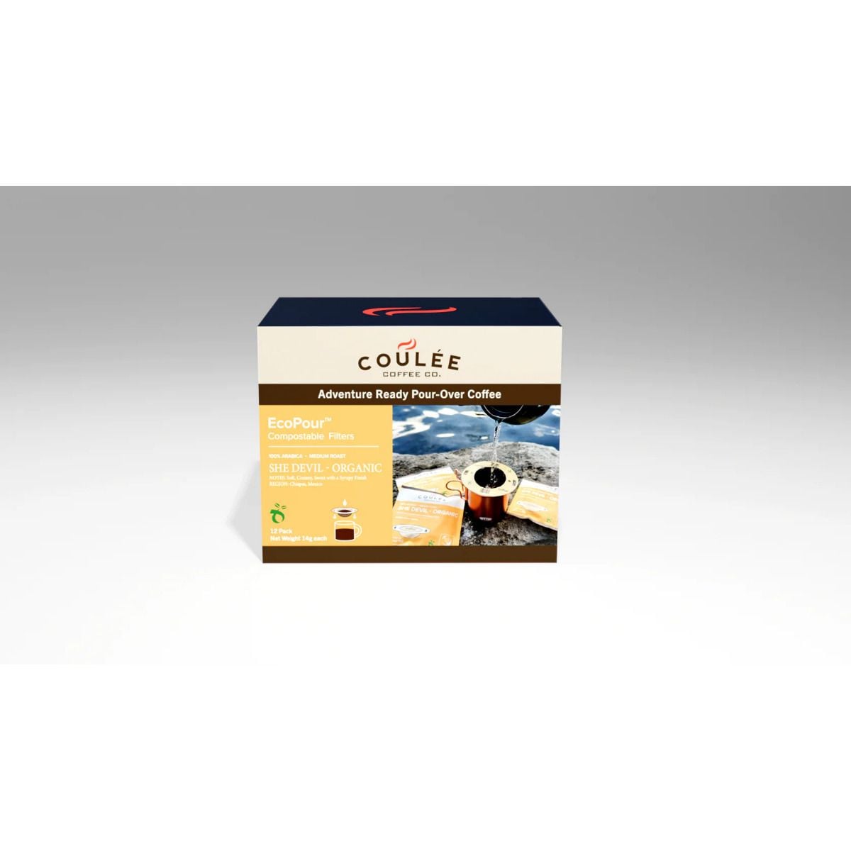 COULEE Coffee Company Coulee She-Devil Organic Coffee, 10 Pre-Filled EcoPour Filters | Camping World