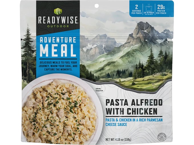 103618 4.15 oz Pasta Alfredo with Chicken Freeze Dried Food