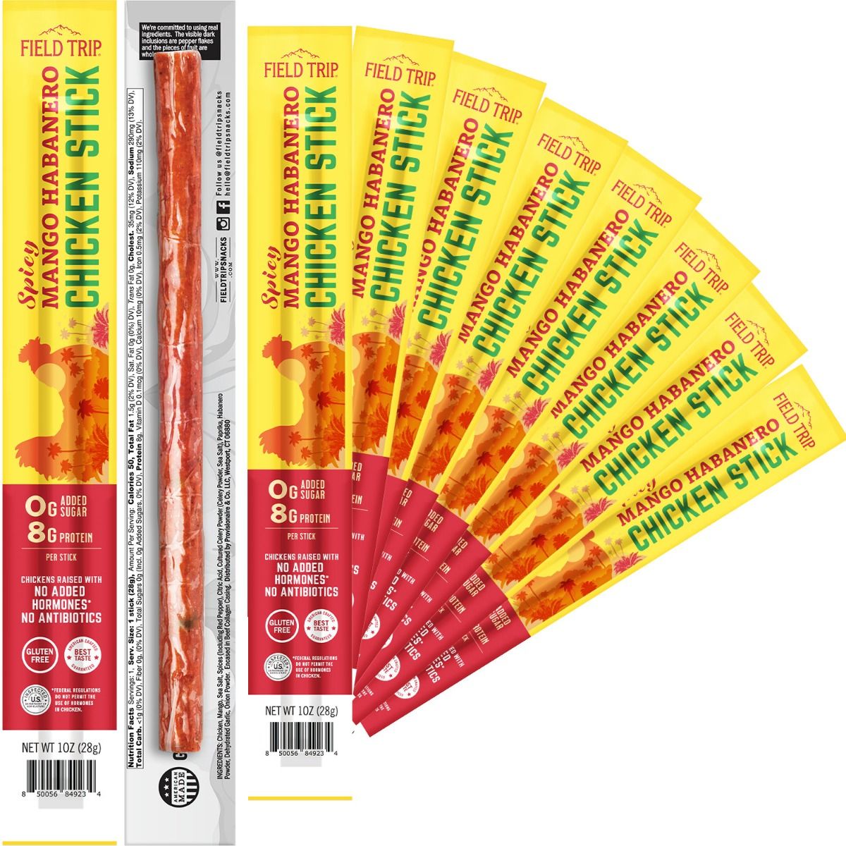 100849 1 oz Mango Habanero Chicken Stick