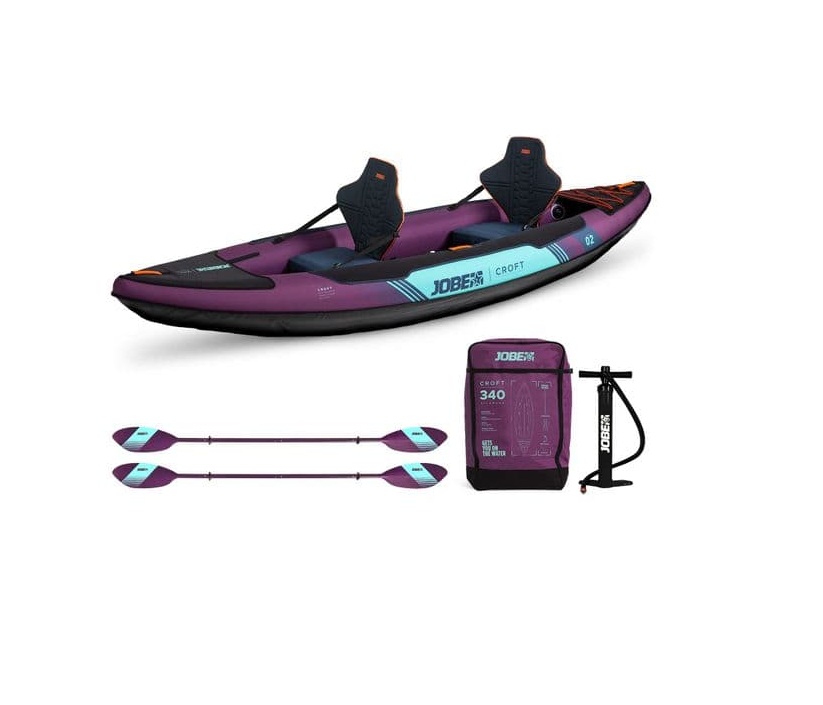 777950 Croft Inflatable Kayak Package, Purple