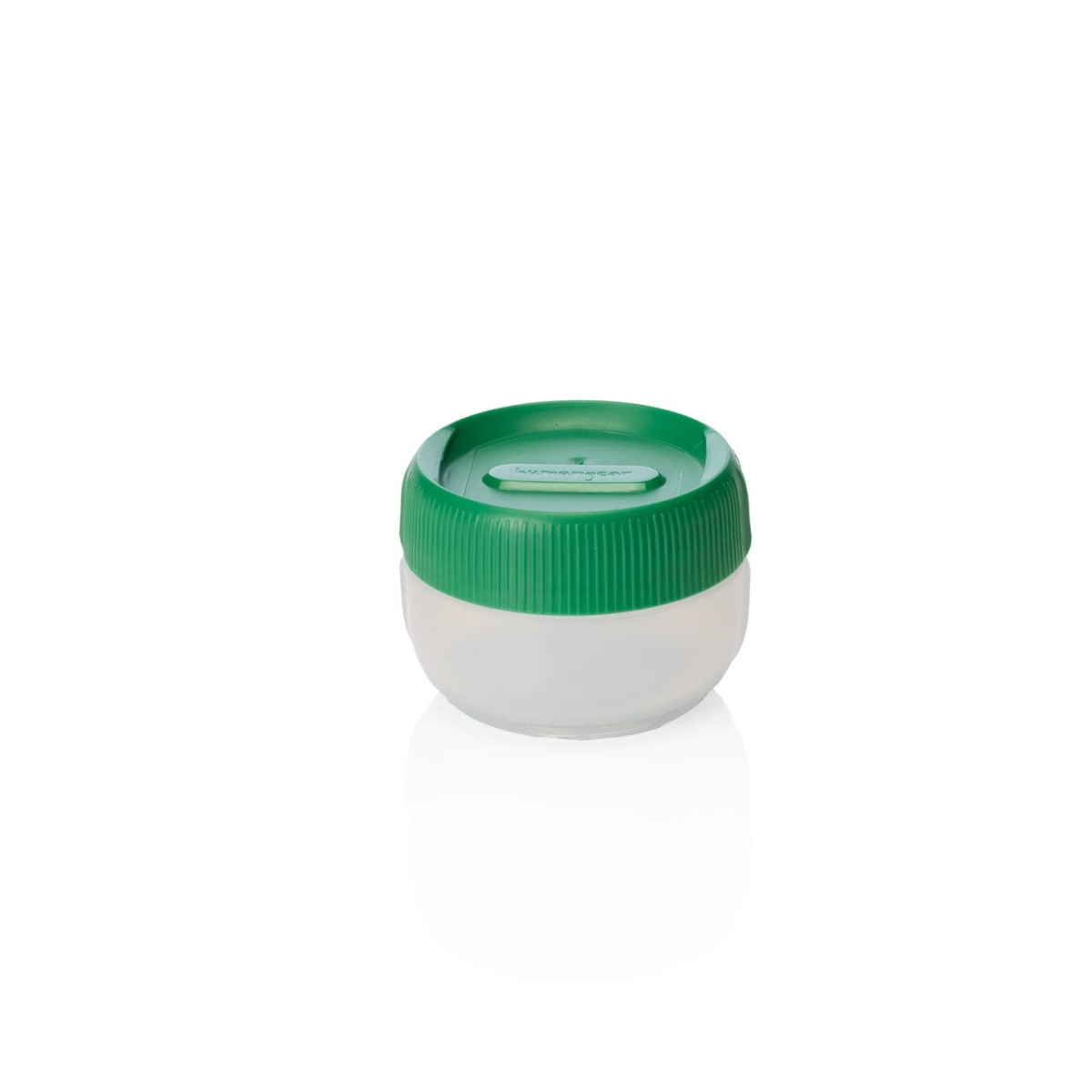 810206 Stax Connectable Travel Containers, Clear & Forest Green - Small Short