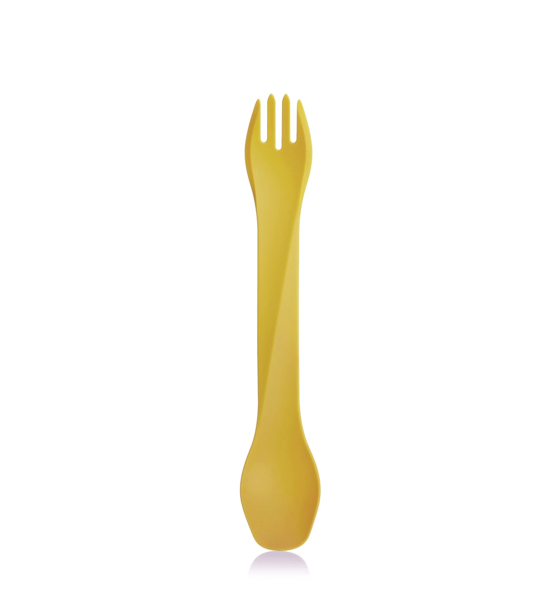 700202 GoBites Bio Uno Long Cutlery, Black & Yellow