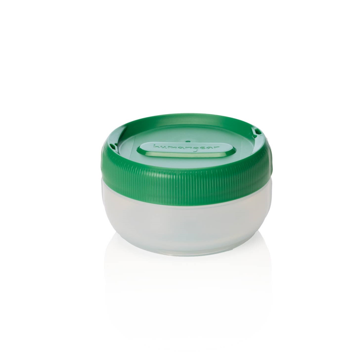810209 Stax Connectable Travel Containers, Clear & Forest Green - Medium Short