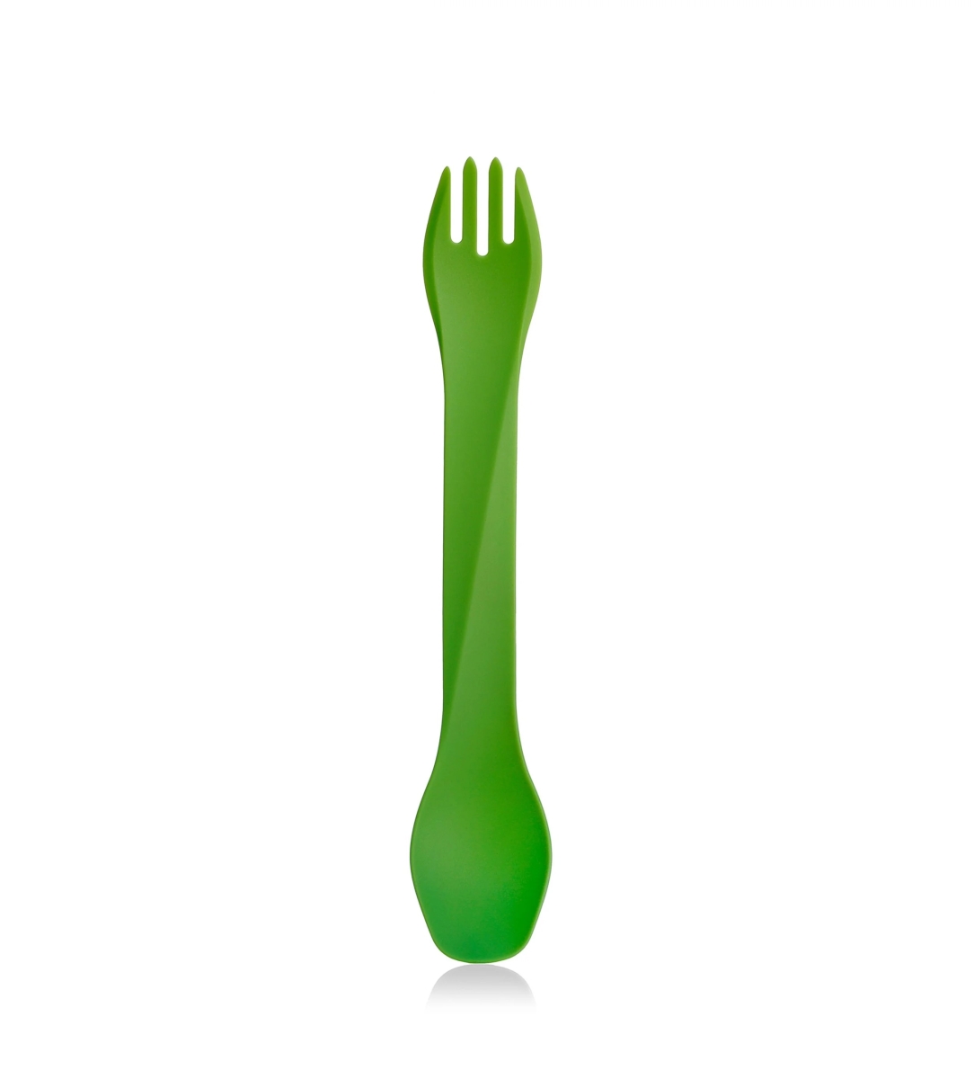 700198 GoBites Bio Uno Long Cutlery, Light Green