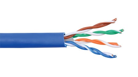 Picture of Liberty Wire & Cable 24-4P-L6-EN-BLU Category 6 U&UTP EN Series 23 AWG 4 Pair Unshielded Cable Reel&#44; Blue