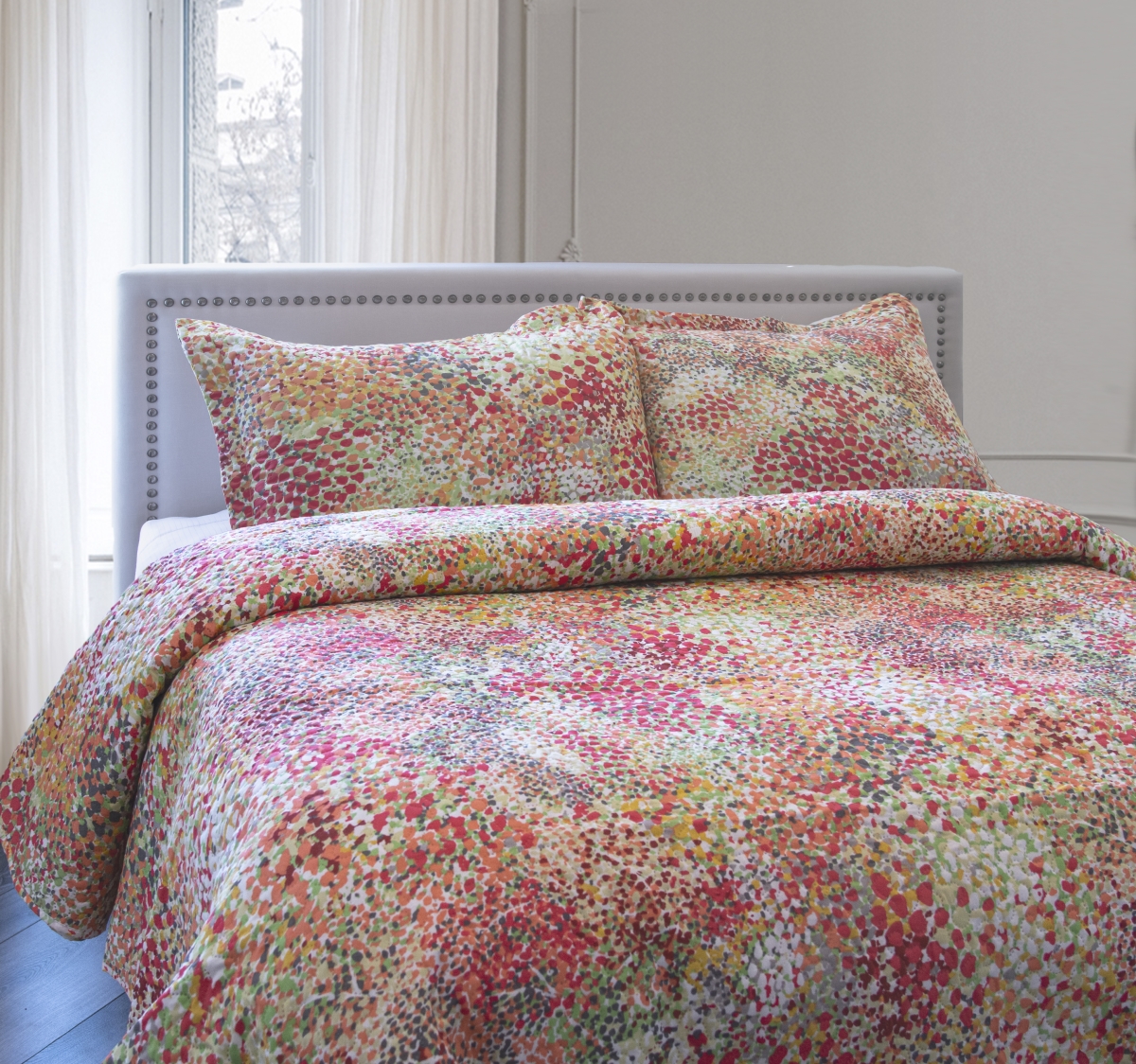 Picture of LCM Home Fashions Q060 Brenda Quilt Set
