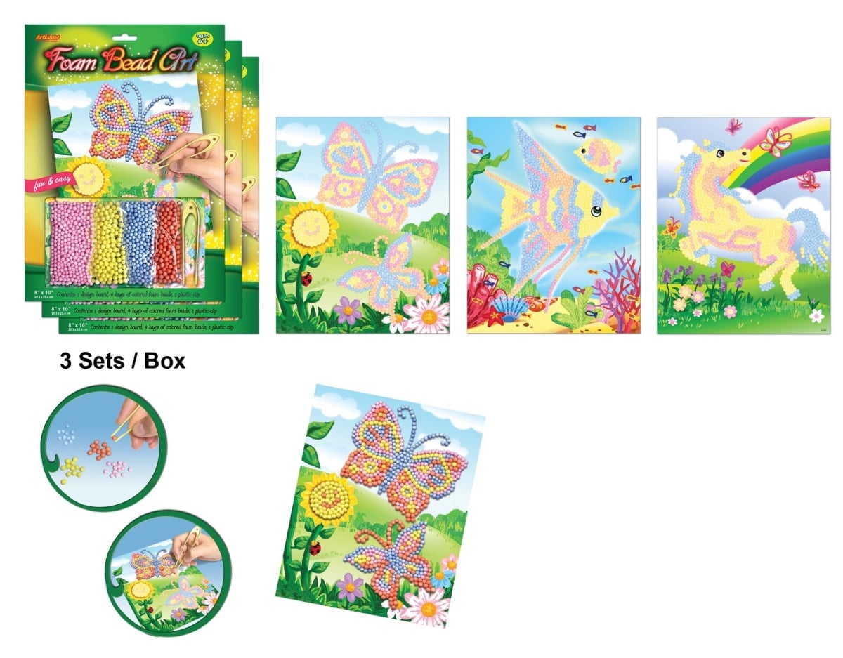 FBA-EP100-MB - Foam Bead Art (Set Of 3)