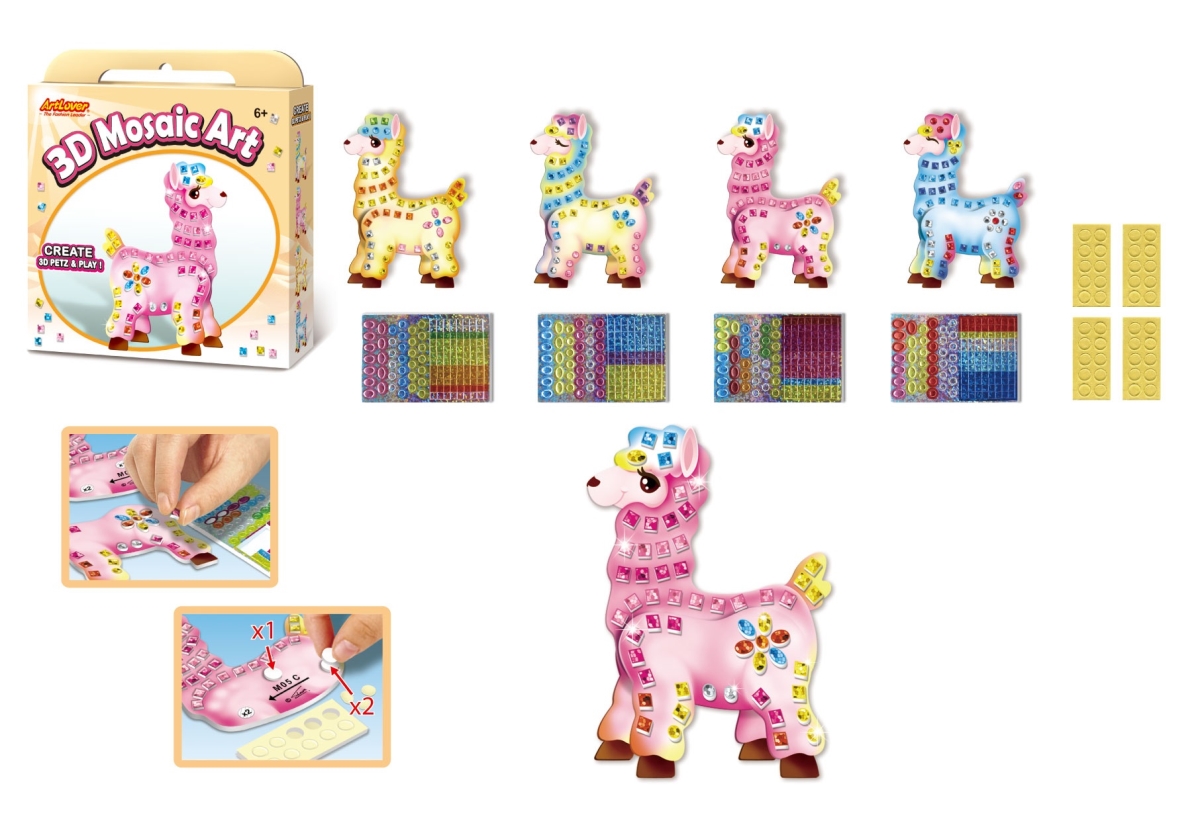 MSA-3D-MB005  3D Mosaic ART - LLAMA