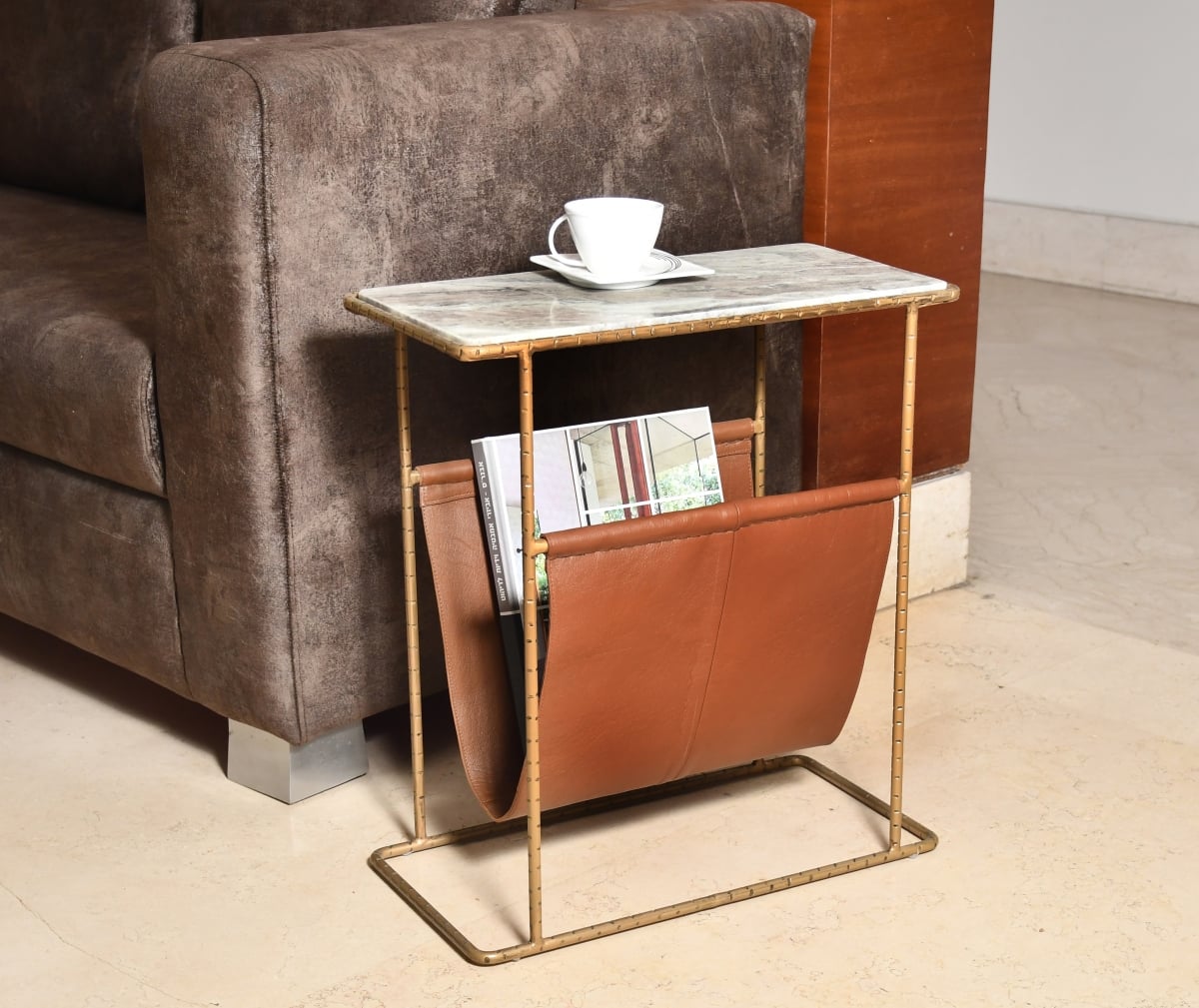 -MR-12 Magazine Rack Tan
