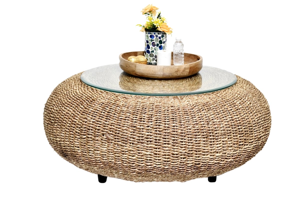 -RCT-18 Shelby Rattan Coffee Table
