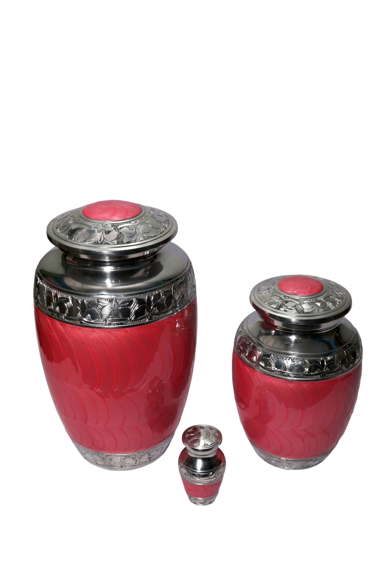 -URN-56 Embrace memorial urn set of three