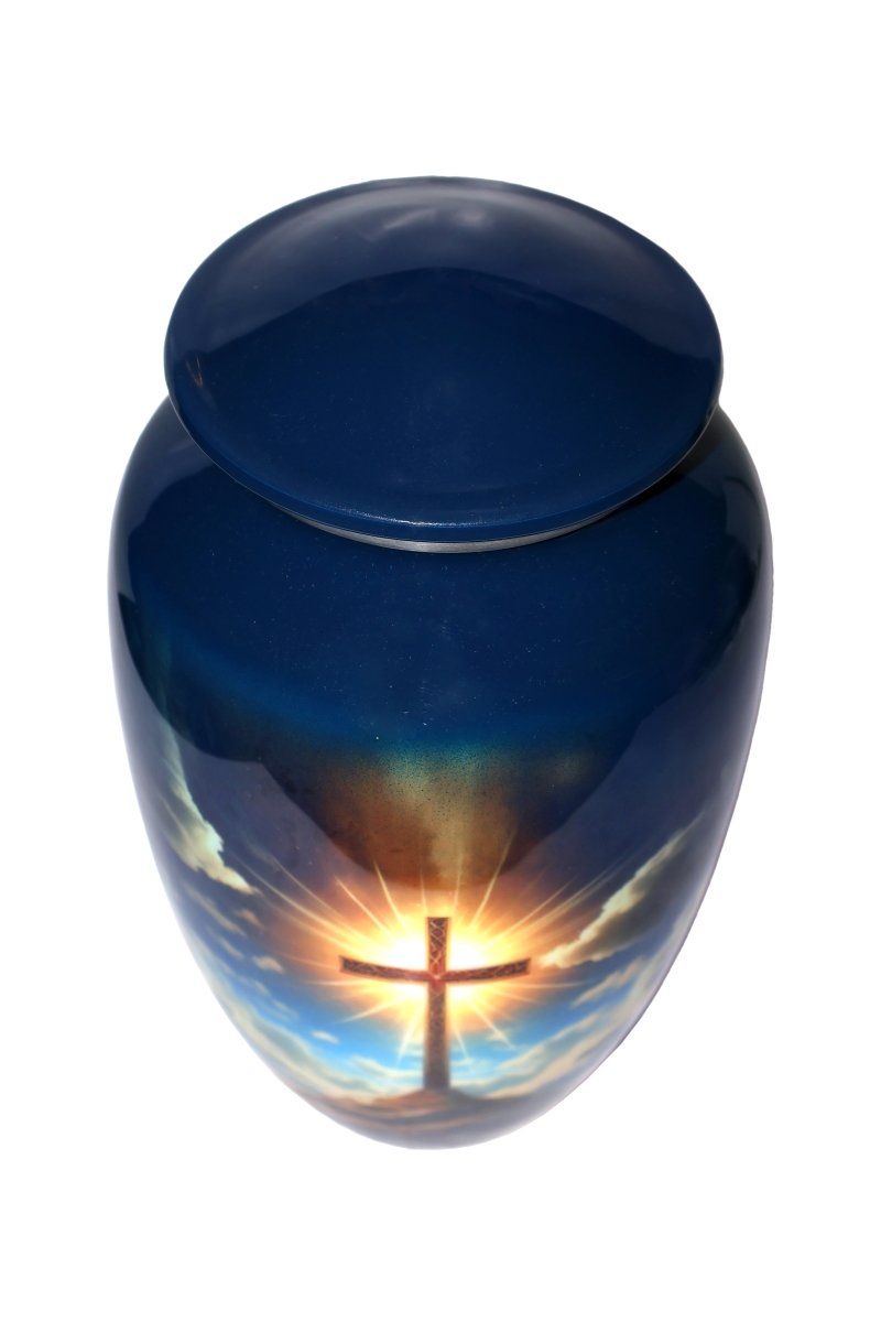 -URN-42 Cross memorial urn