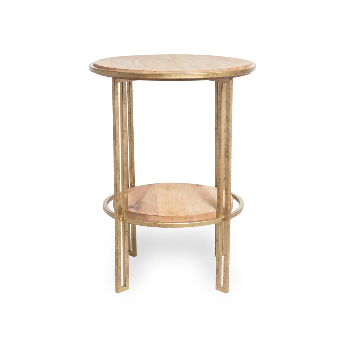 -DP-102 Ophelia Double Shelf Round Table
