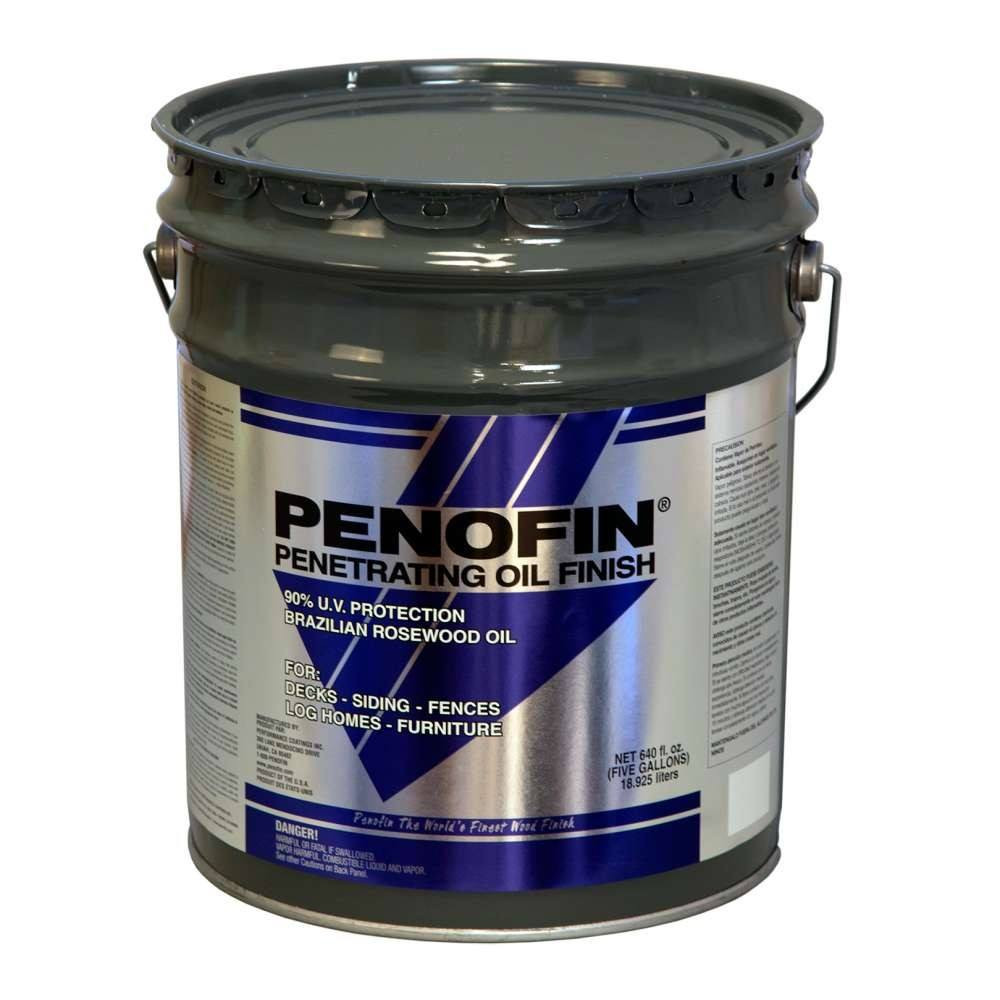 Picture of Penofin 158280 5 gal Label Penetrating Oil Finish 250 VOC, Cedar Blue