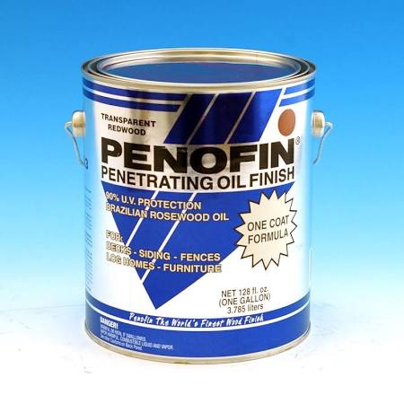 Picture of Penofin 159064 5 gal Transparent Red Label Ultra Premium Penetrating Oil Finish 250 VOC  Western Red Cedar 