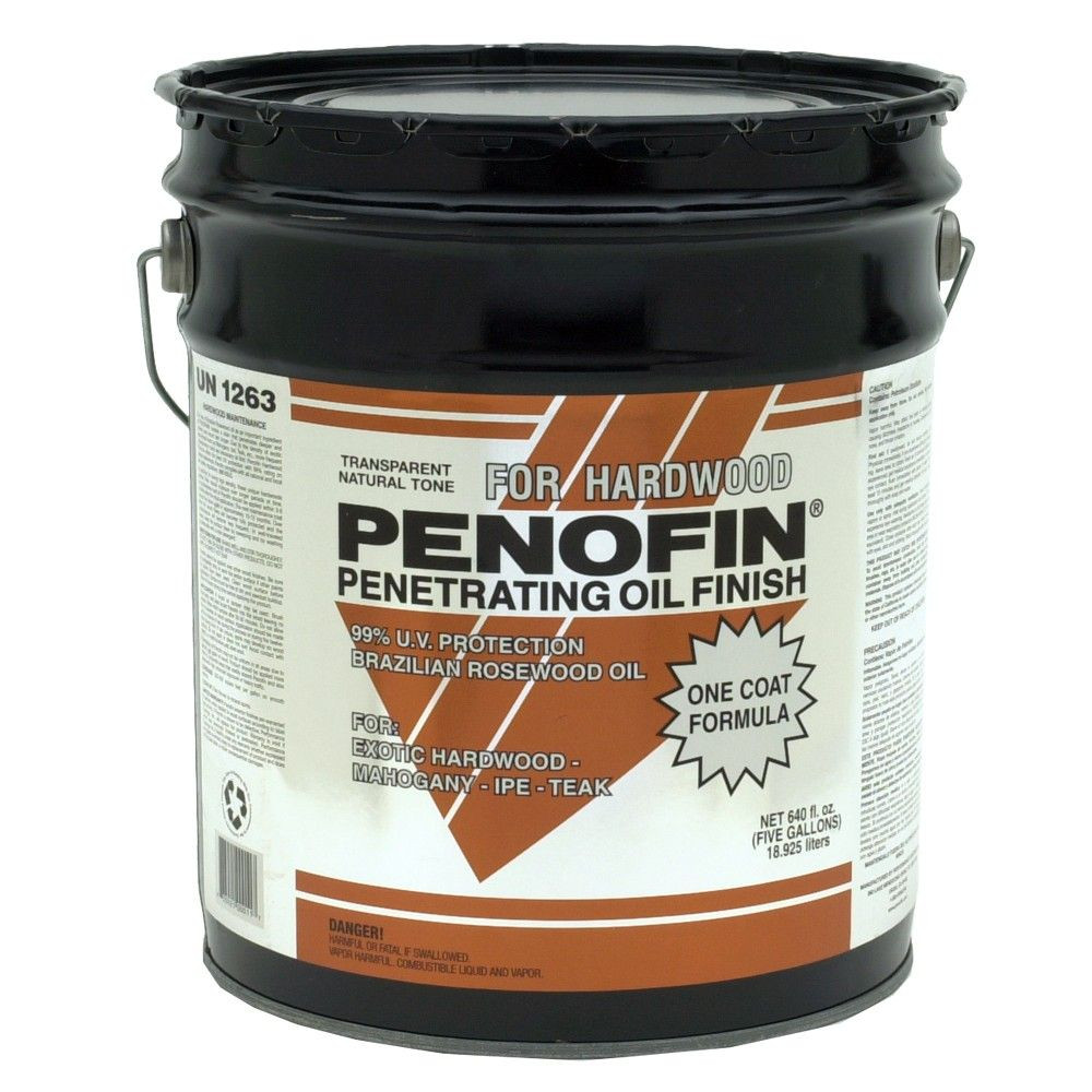 Picture of Penofin 159507 5 gal Exotic Hardwood Penetrating Oil Finish 250 VOC