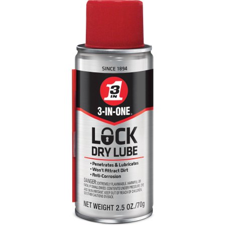 222354 2.5 oz Dry Lock Lube - Pack of 12